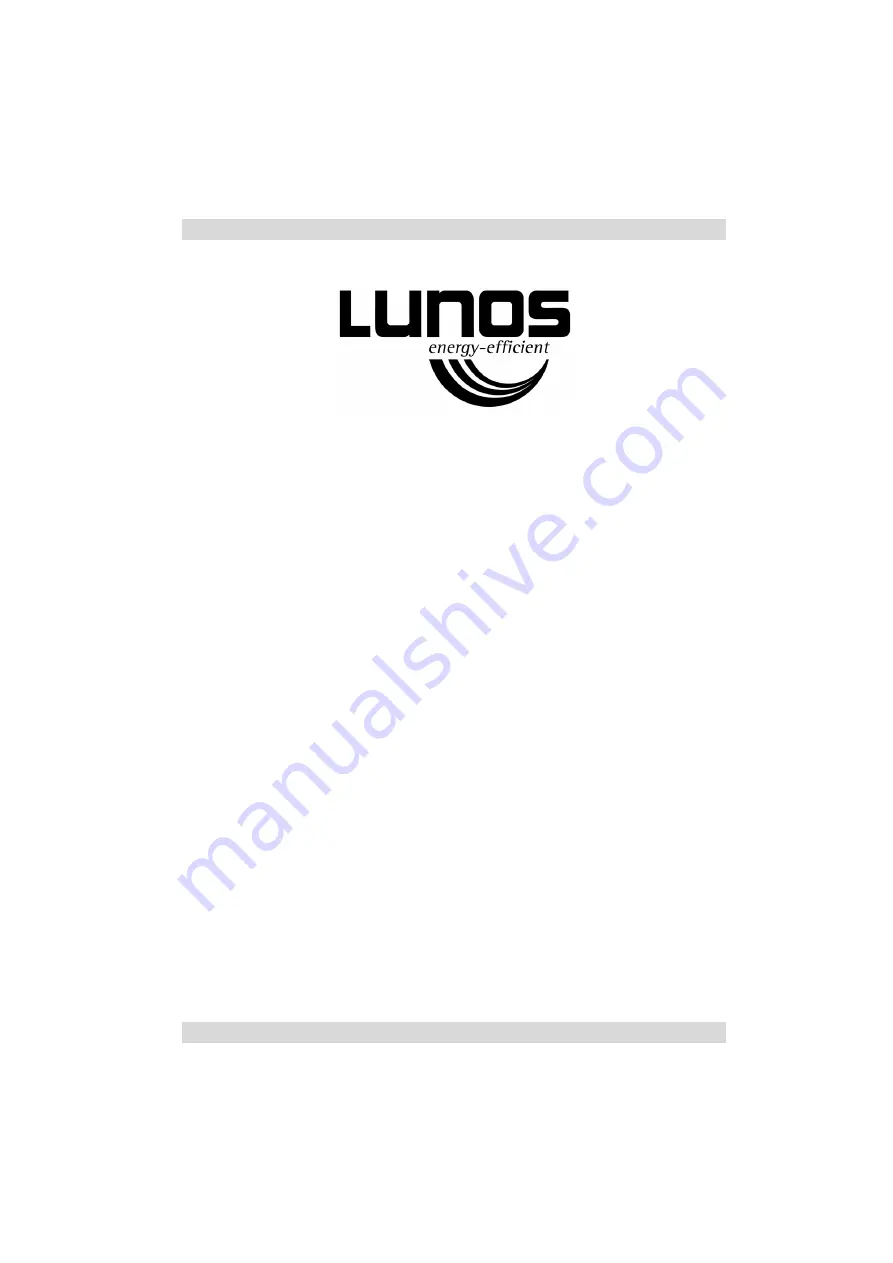 Lunos Nexxt Installation Manual Download Page 1