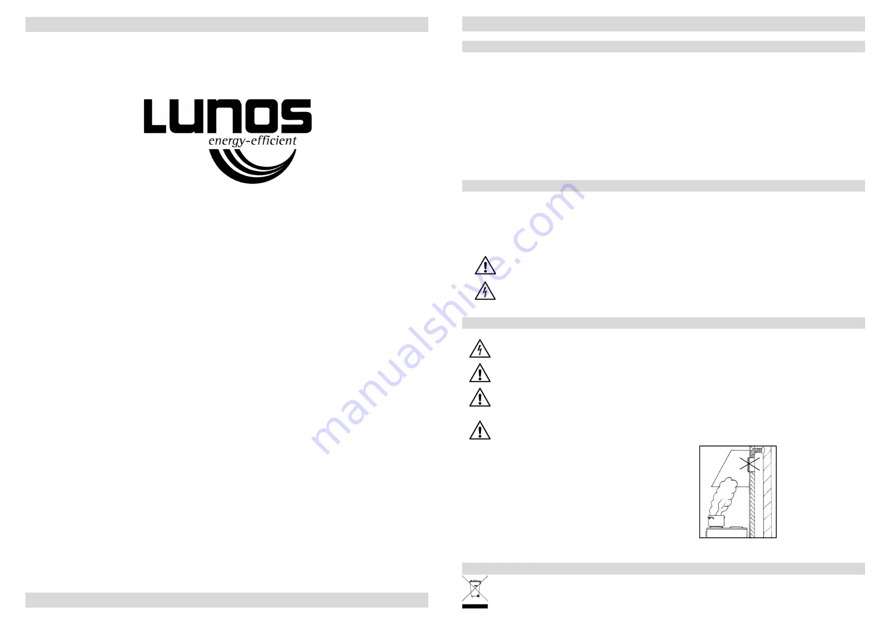 Lunos RA 15-60 Скачать руководство пользователя страница 1