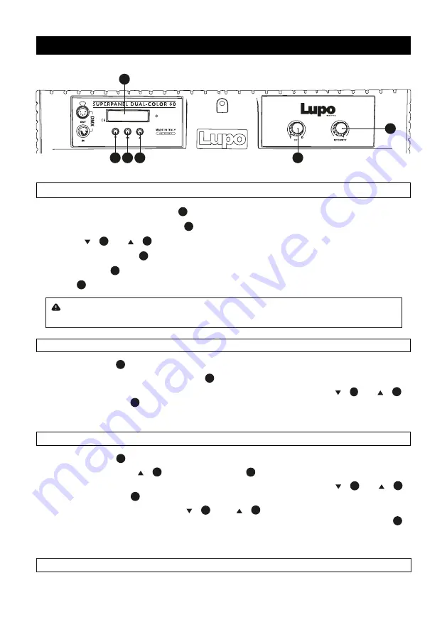 Lupo Superpanel 60 User Manual Download Page 4