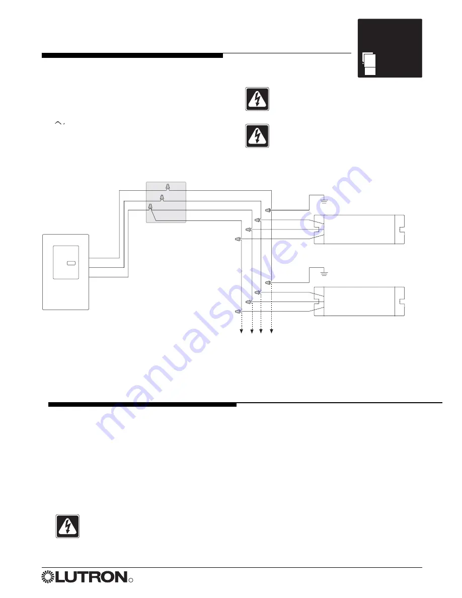 Lutron Electronics DMW-LZC1 Installation And Maintenance Manual Download Page 9