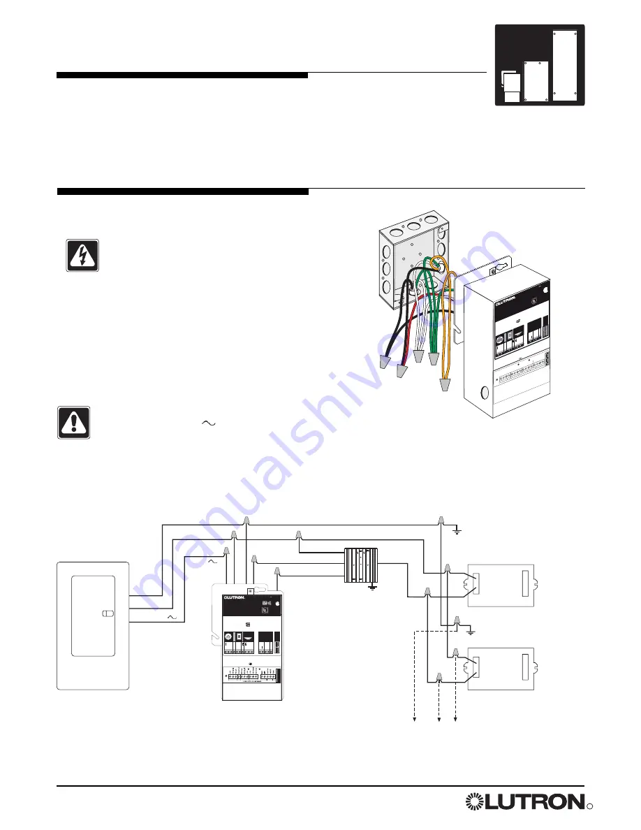 Lutron Electronics DMW-LZC1 Installation And Maintenance Manual Download Page 28