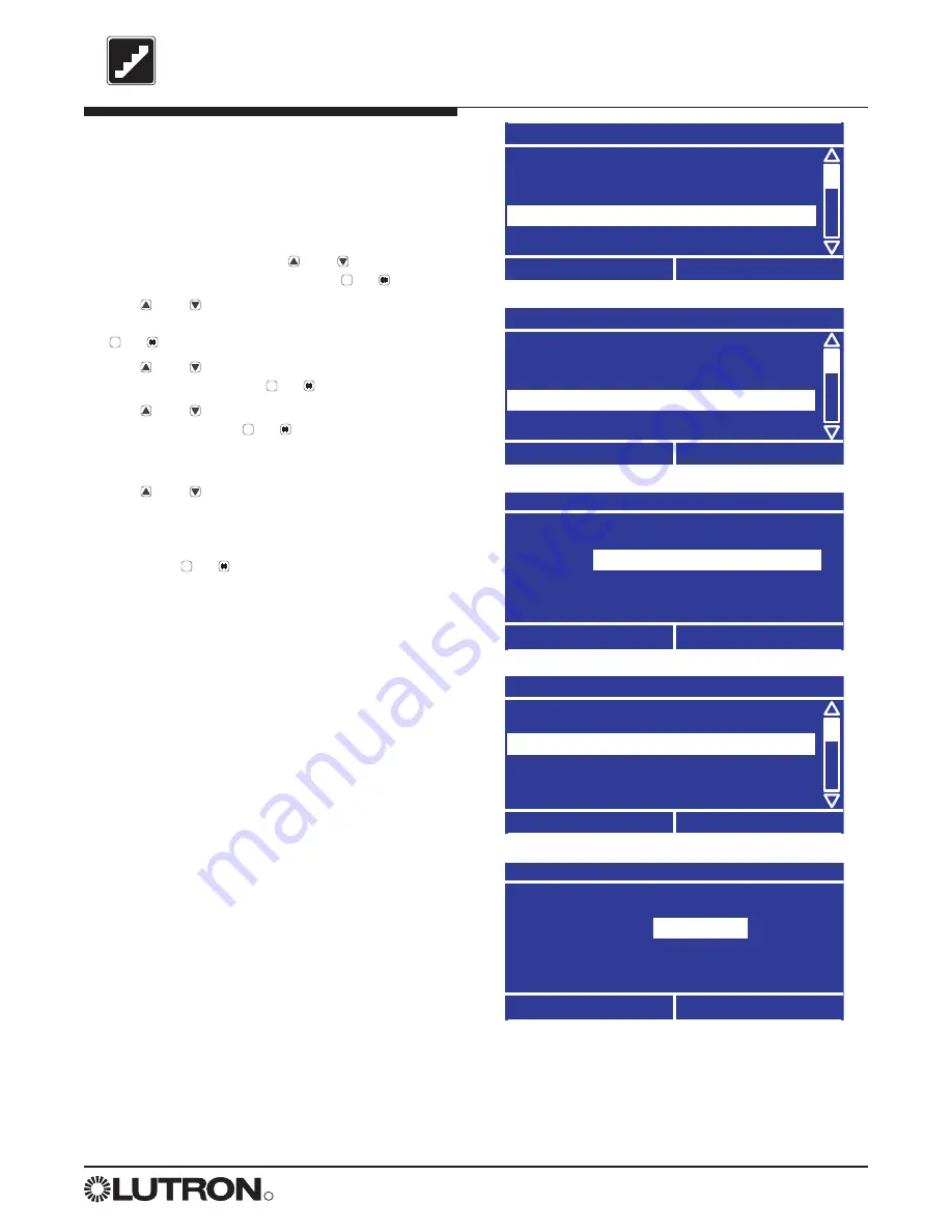 Lutron Electronics LCP128 Setup And Maintenance Manual Download Page 33