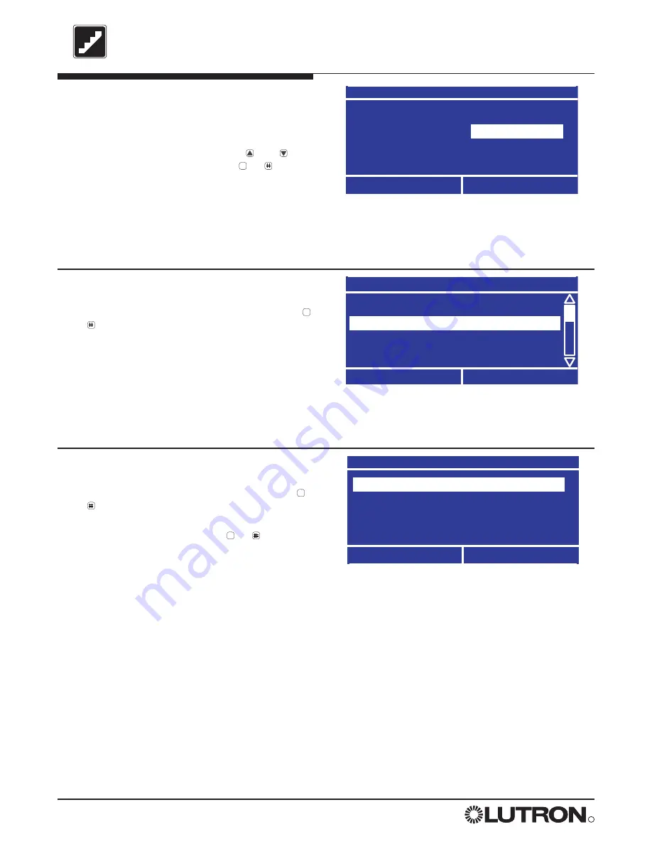 Lutron Electronics LCP128 Скачать руководство пользователя страница 38