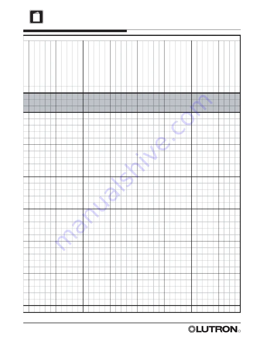 Lutron Electronics LCP128 Скачать руководство пользователя страница 70