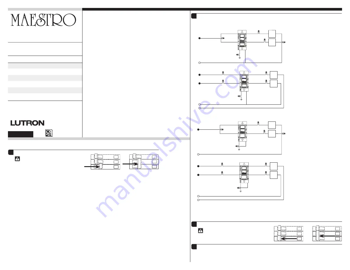 Lutron Electronics Maestro MS-A202 Installation Manual Download Page 5