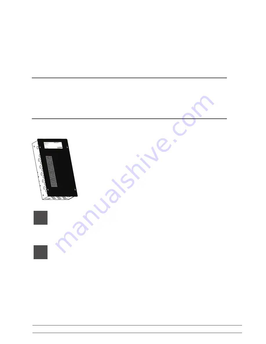 Lutron Electronics QSPS-P2-10-60 Installation Instructions Manual Download Page 2