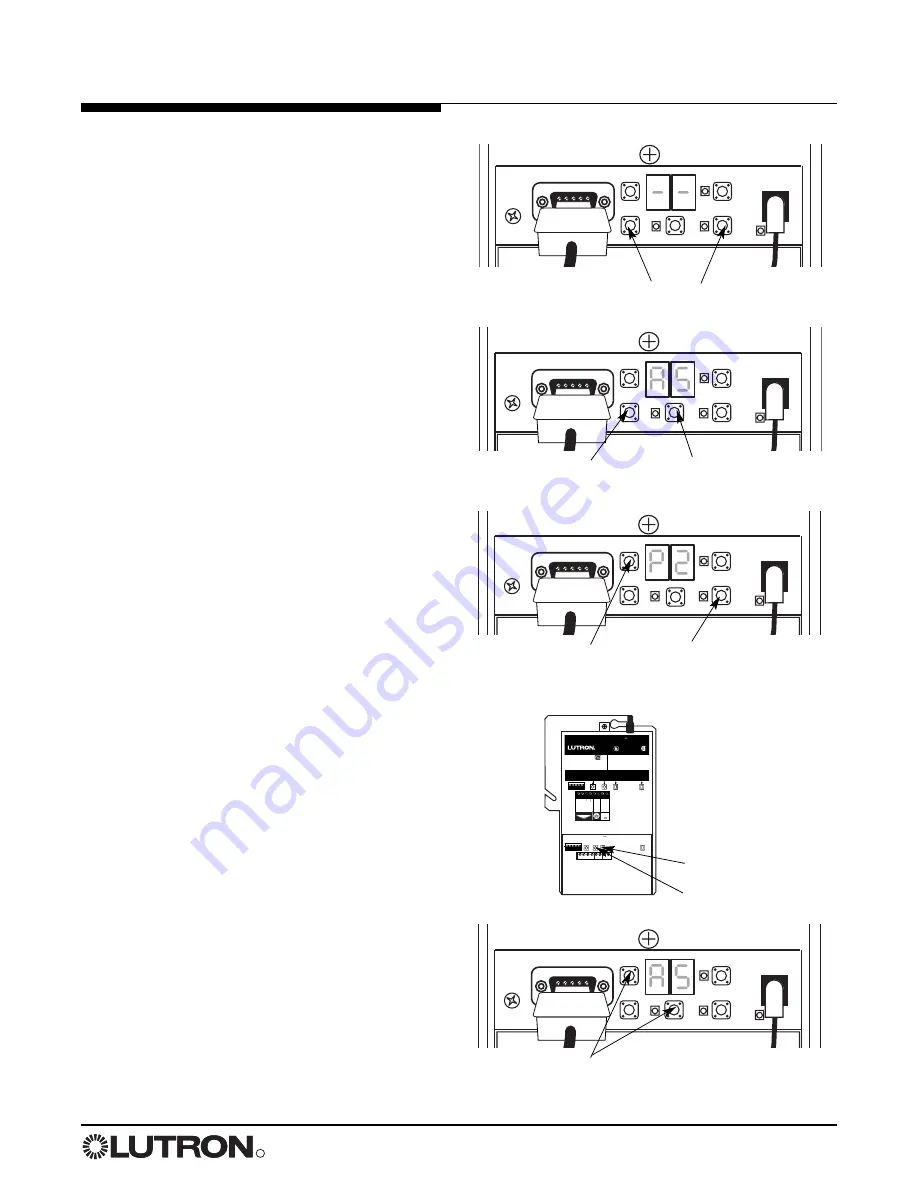 Lutron Electronics RadioTouch RTA-RS232 Скачать руководство пользователя страница 7