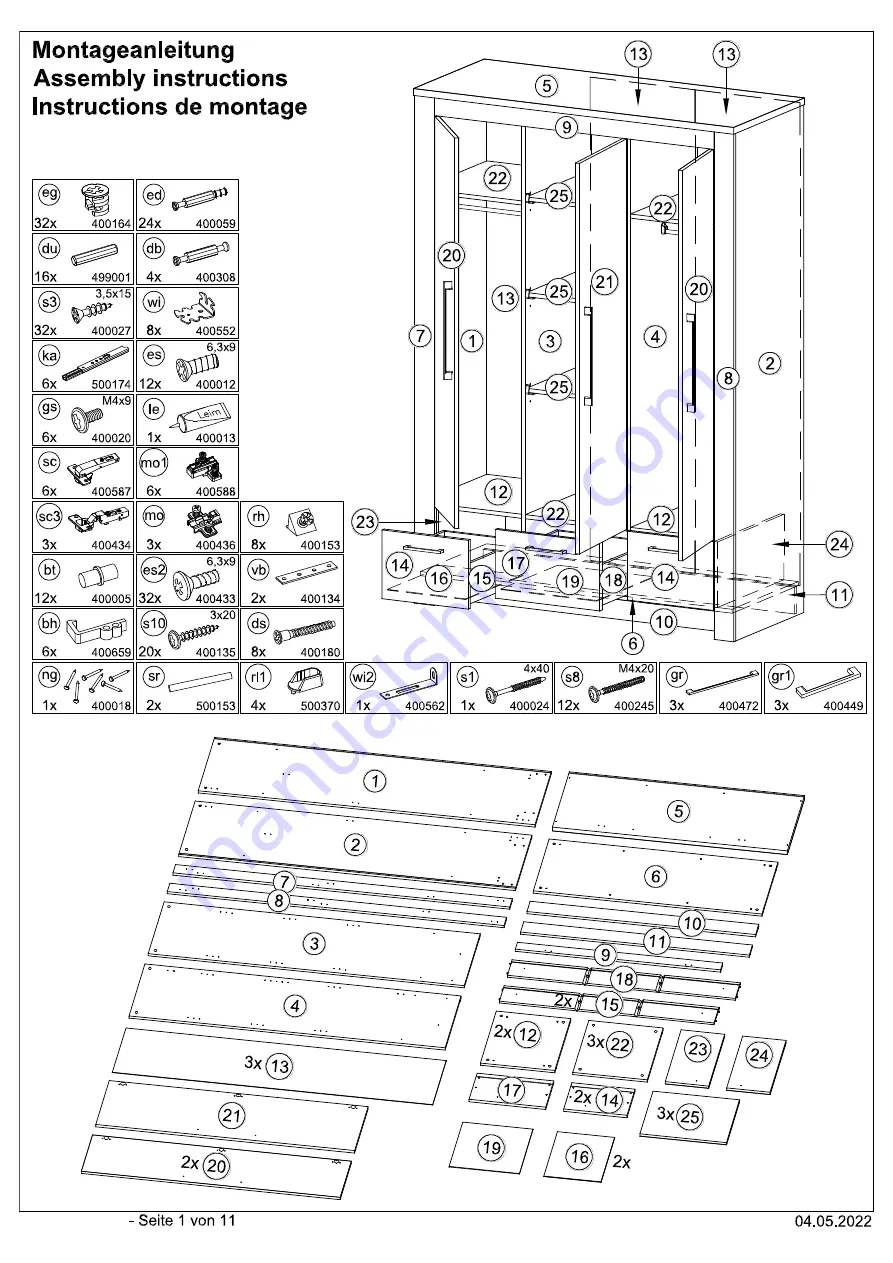 LÜTTENHÜTT Fenne 17 Assembly Instructions Manual Download Page 2