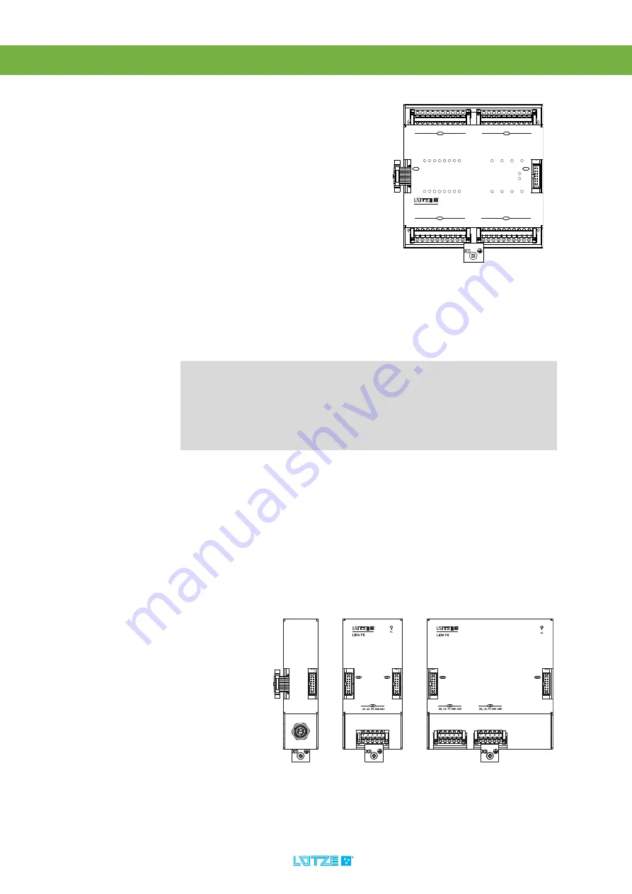 Lütze LION-DI16-DO8-HV Operating Instructions Manual Download Page 21