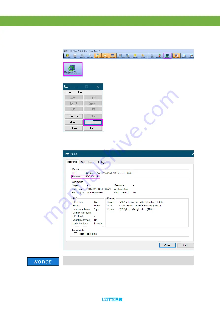 Lütze LION microPLC Operating Instructions Manual Download Page 47