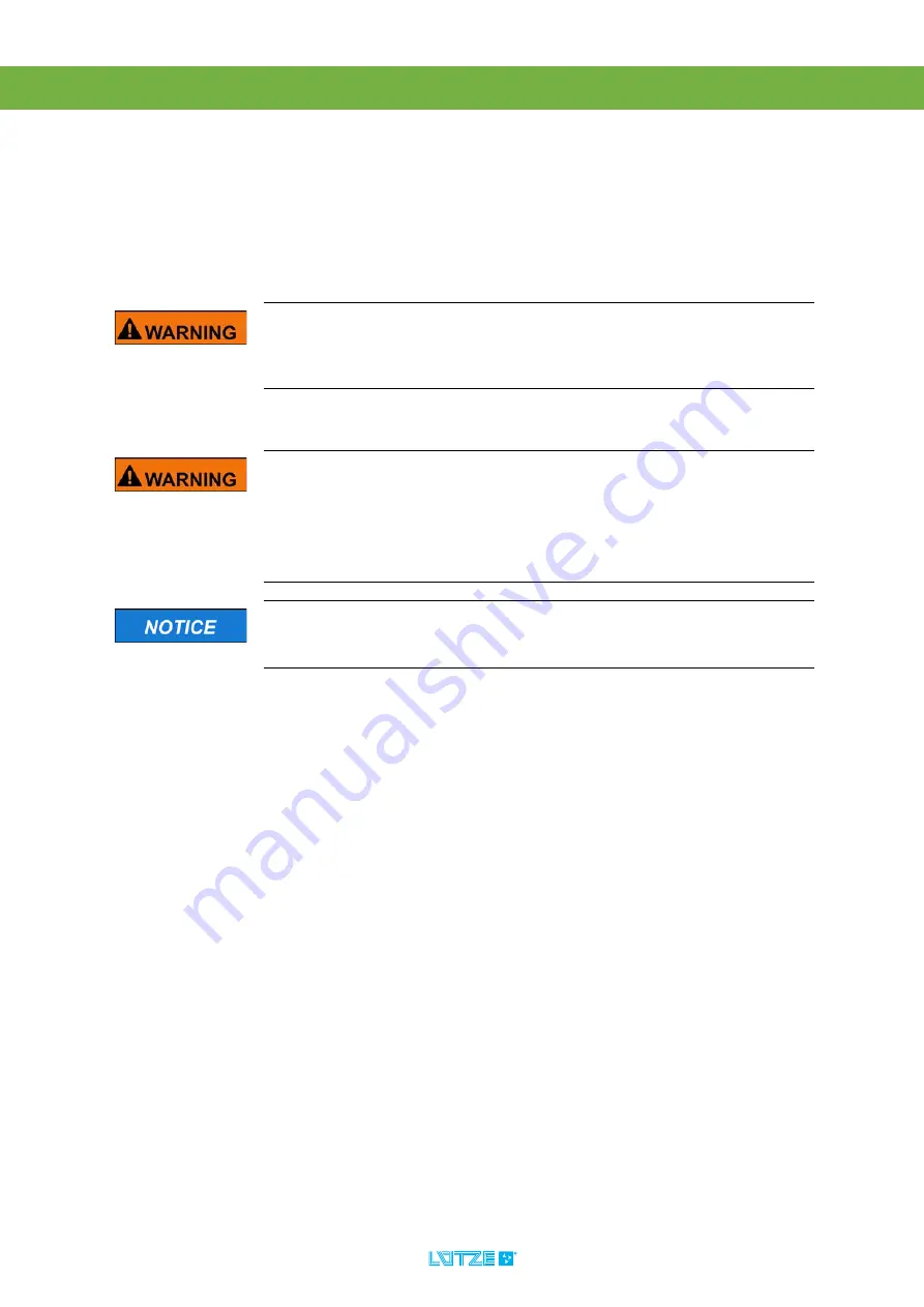 Lütze LION Series Operating Instructions Manual Download Page 12