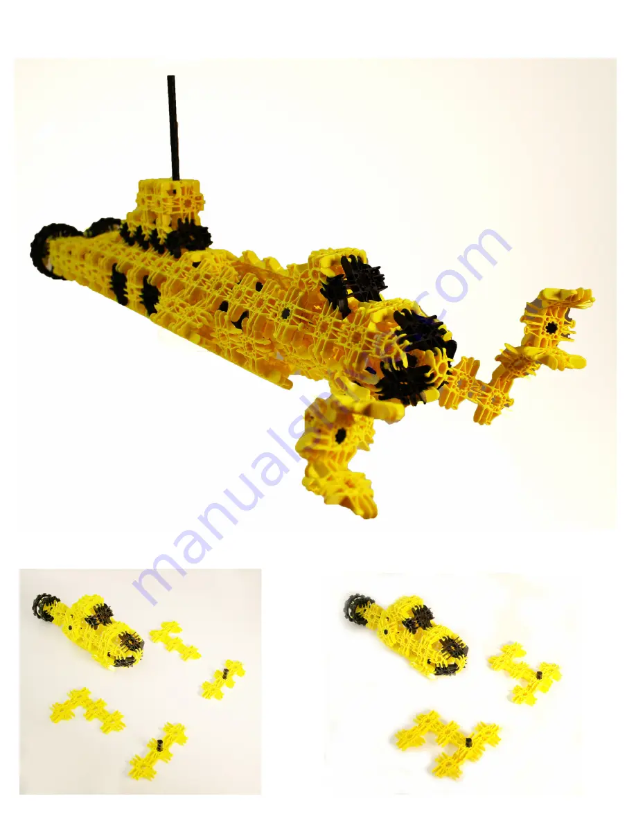 Lux Blox Sea Adventure Yellow Submarine Instructions Manual Download Page 14