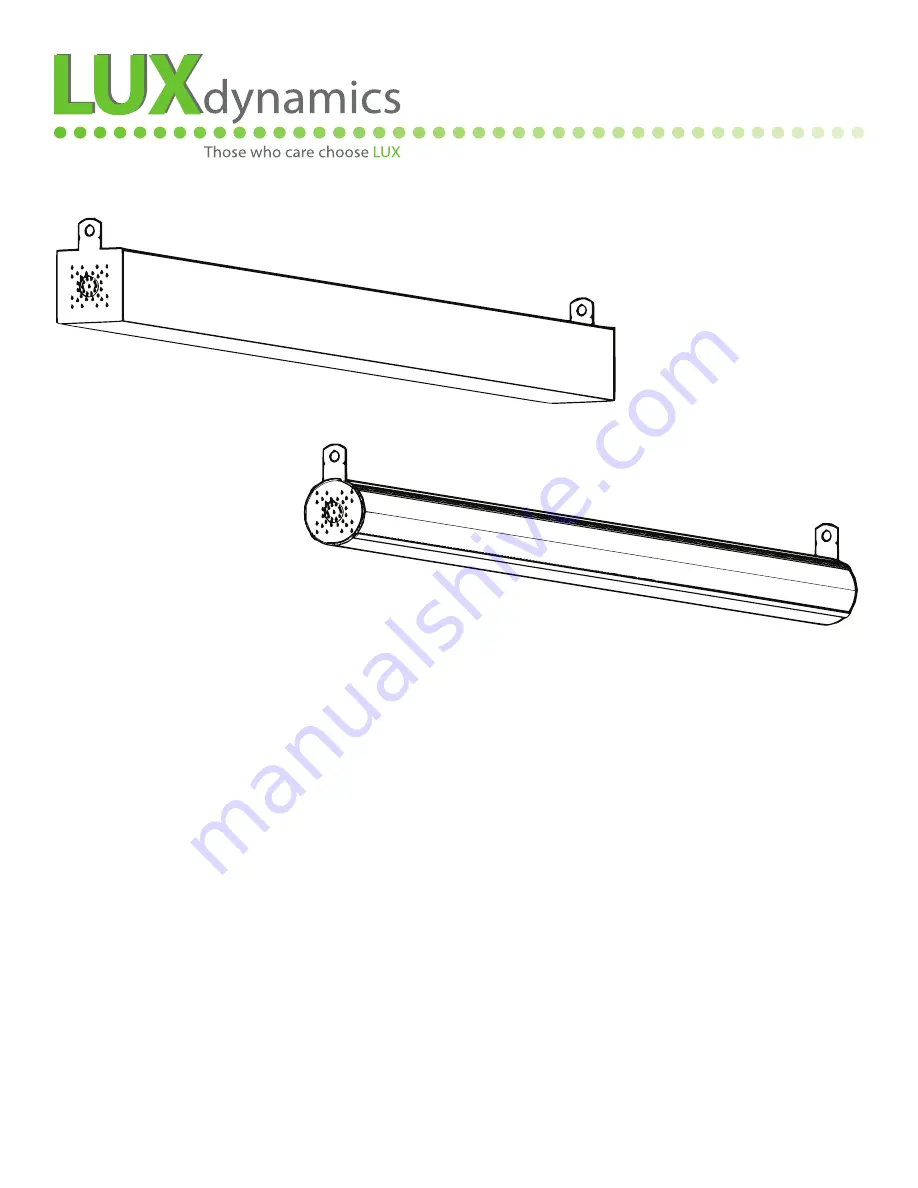 LUX dynamics LED-360 Series Скачать руководство пользователя страница 1