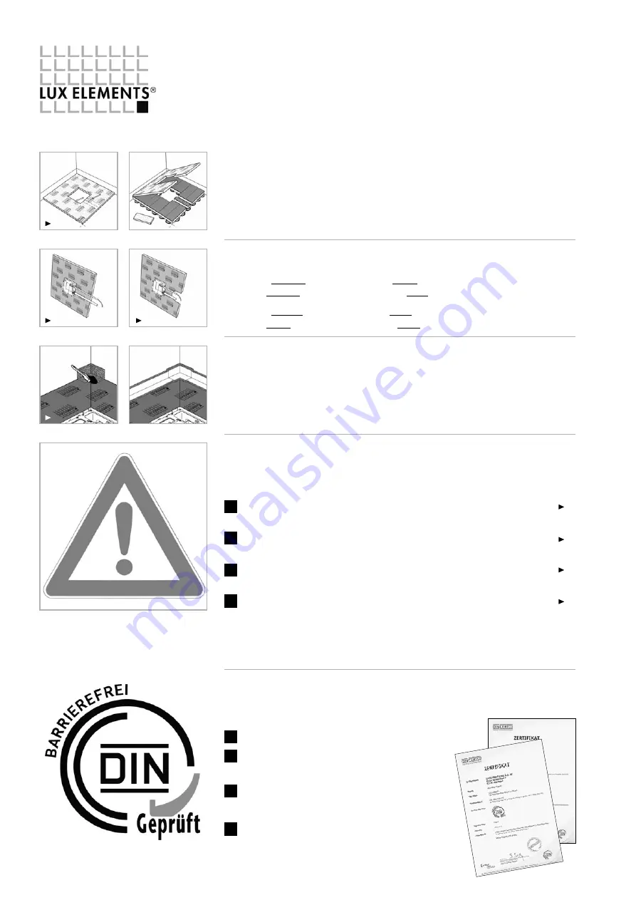 Lux Elements TUB-PUMP Series Instructions For Assembly Download Page 2