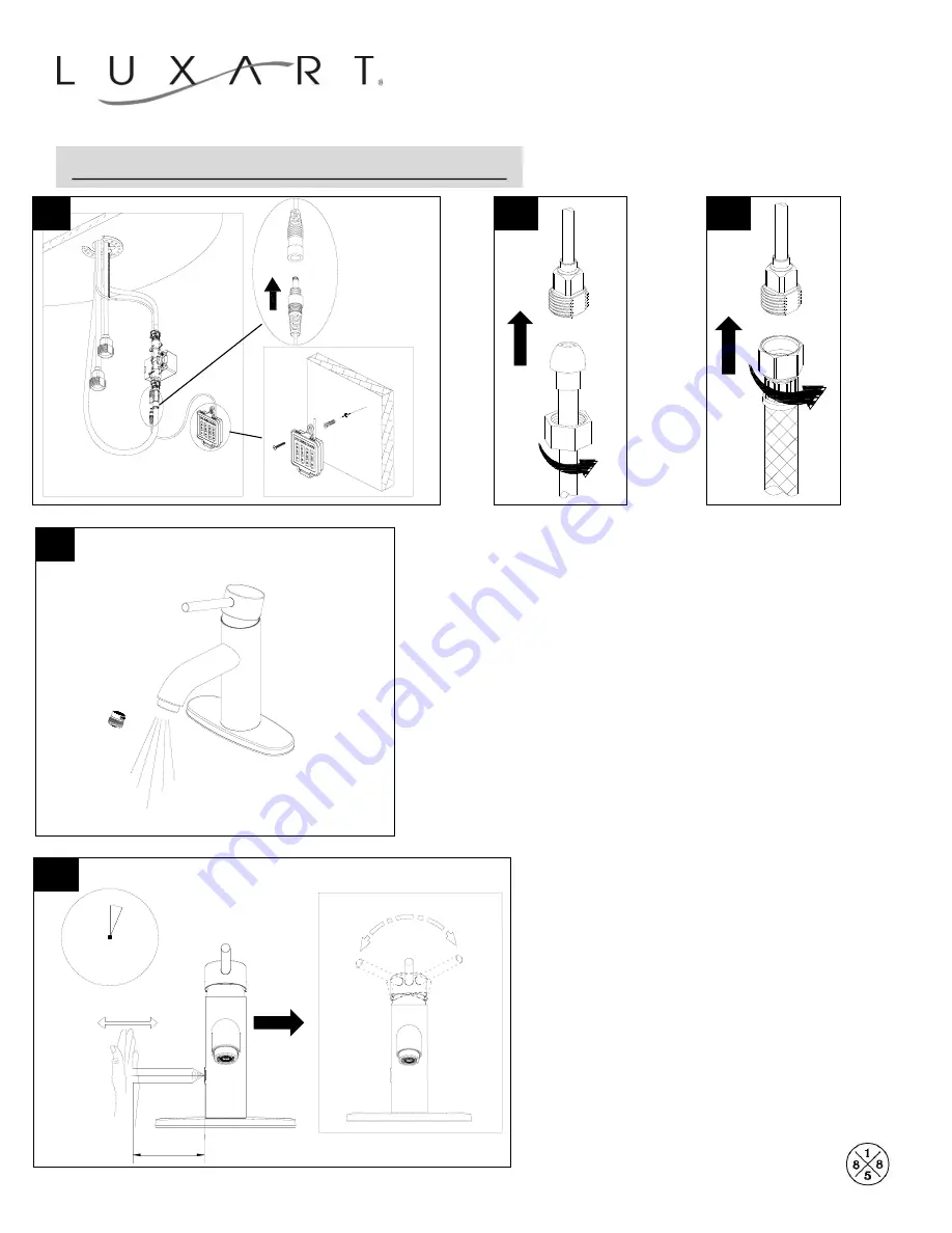 Luxart AERRO A211S-PUPBB Installation Manual Download Page 3