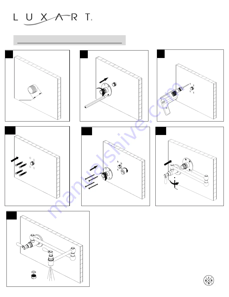 Luxart Elegant DETD138 Installation Manual Download Page 2