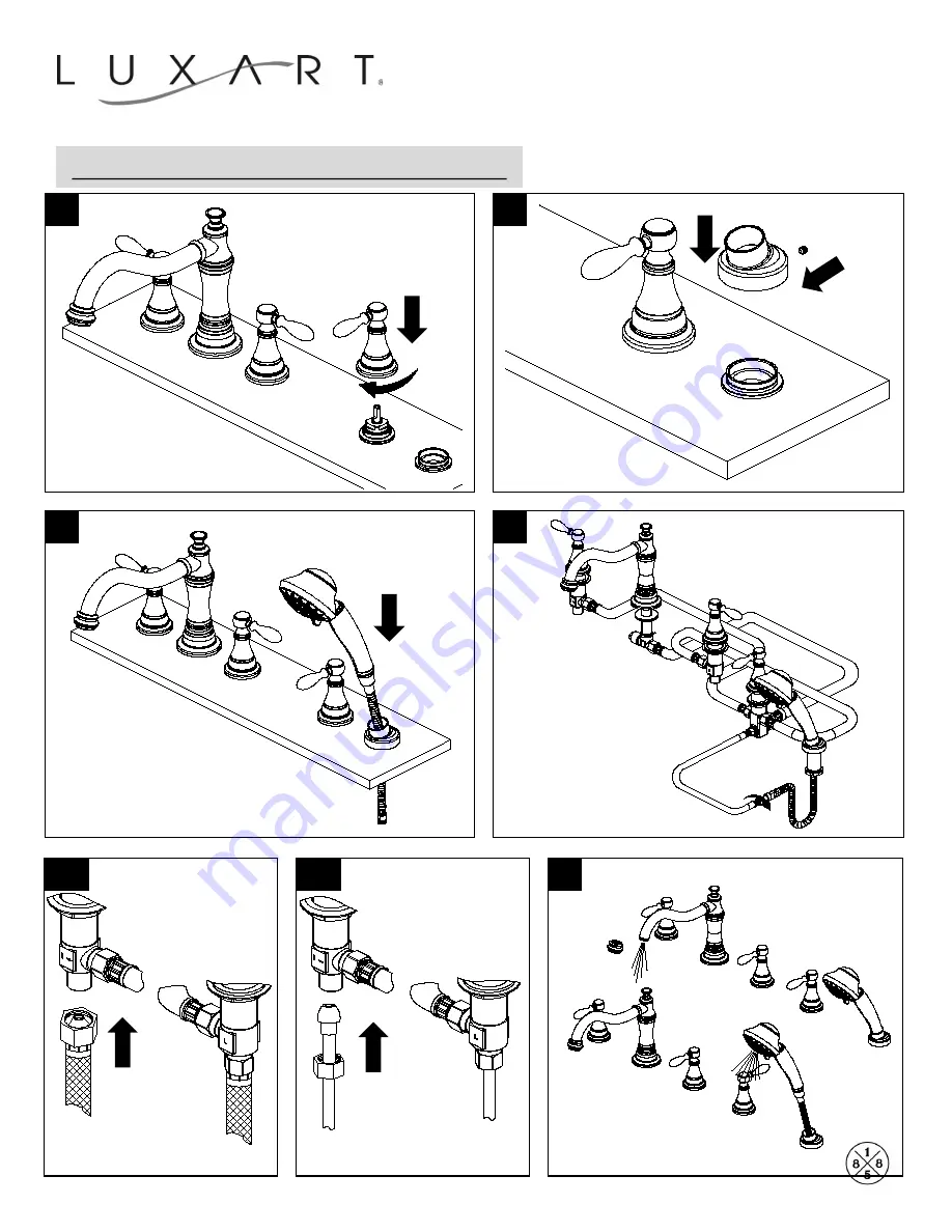 Luxart Embellish EB341-LFDV Installation Manual Download Page 2