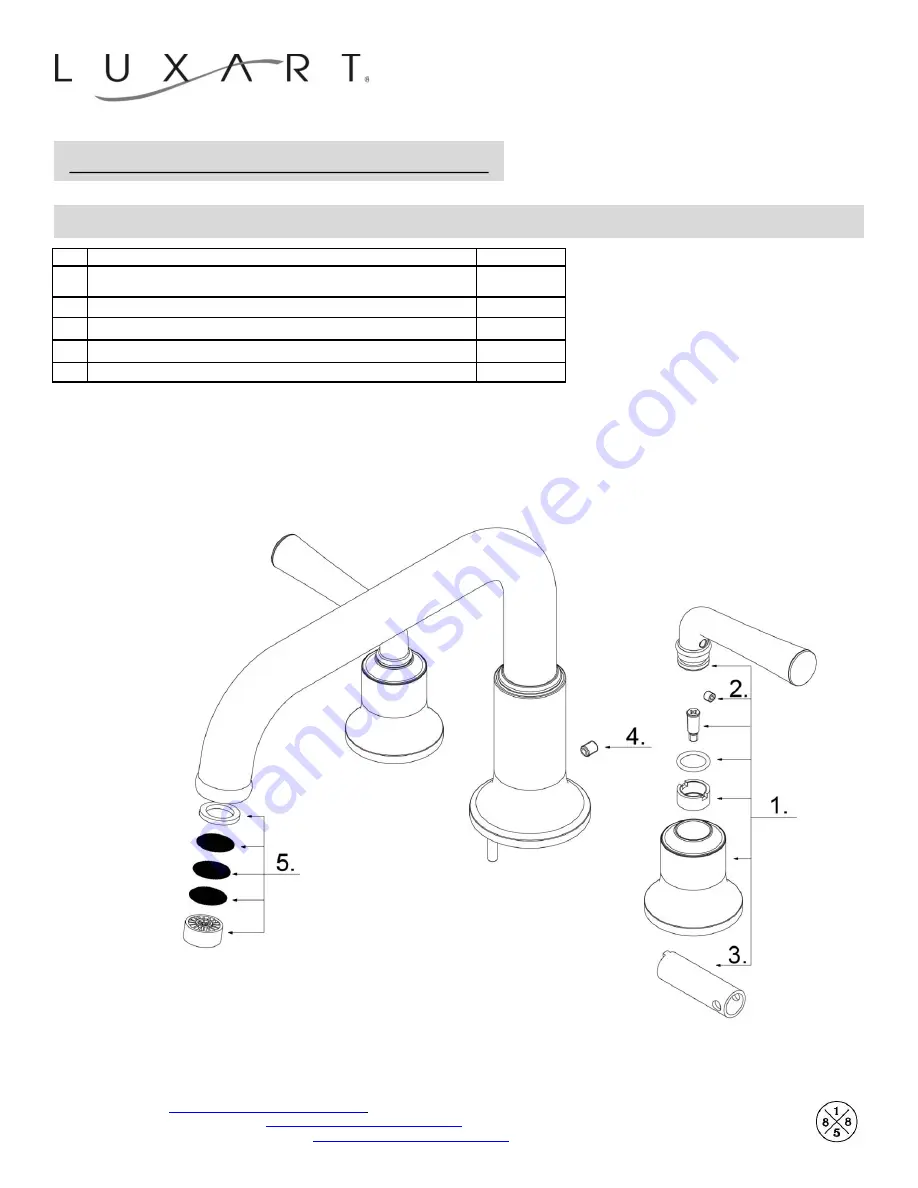 Luxart PaStiche PA341 Installation Manual Download Page 4