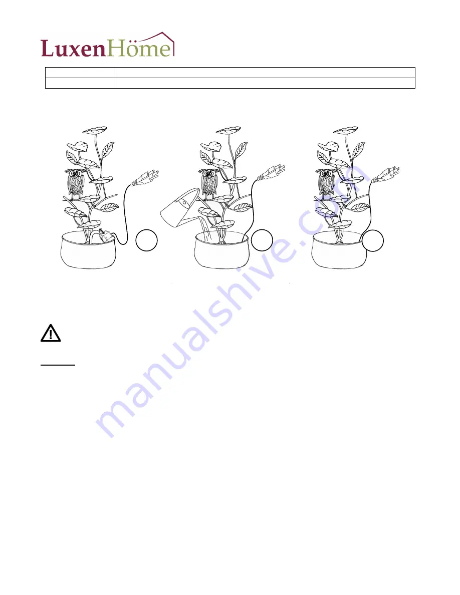 LuxenHome WHF791 Instruction Manual Download Page 2