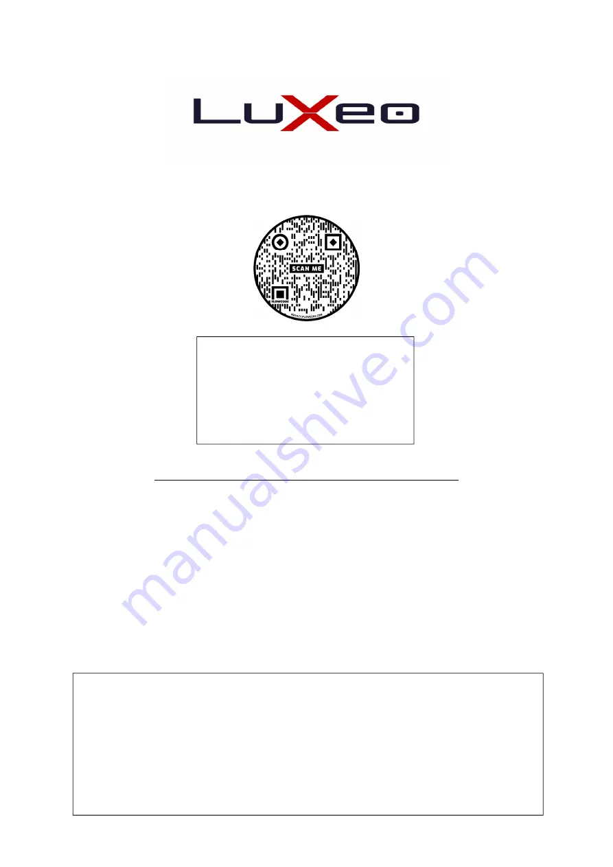 Luxeo LUX-1518 Assembly Instructions Download Page 1