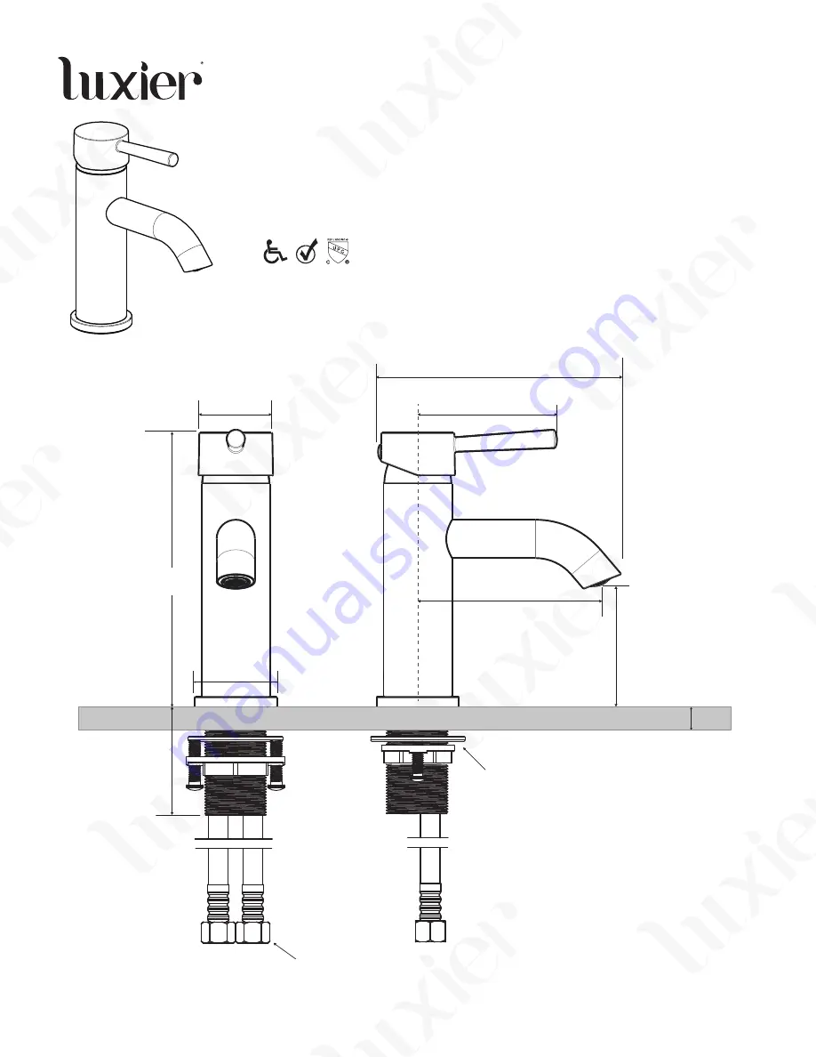 Luxier BSH03-SB Quick Start Manual Download Page 1