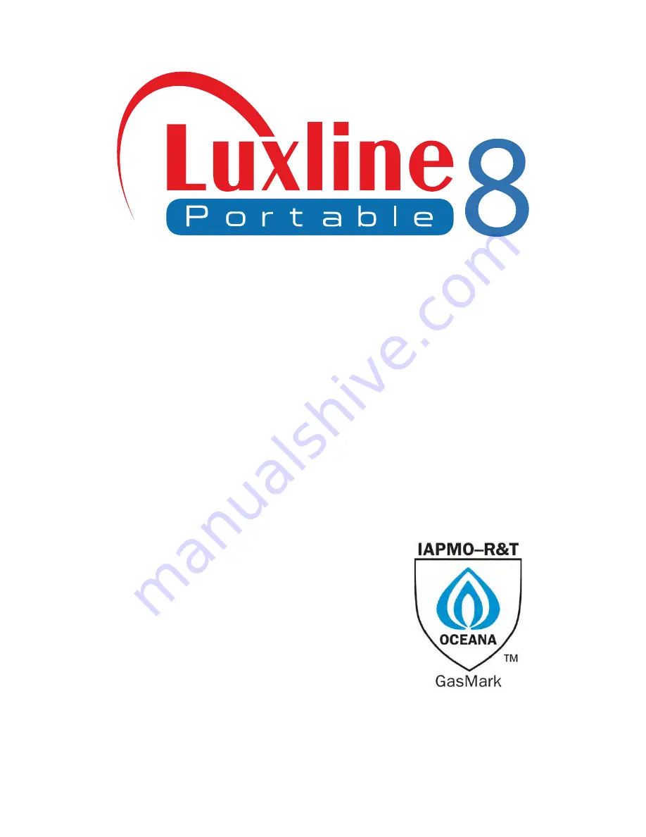 Luxline Portable 8 Operation Manual Download Page 1