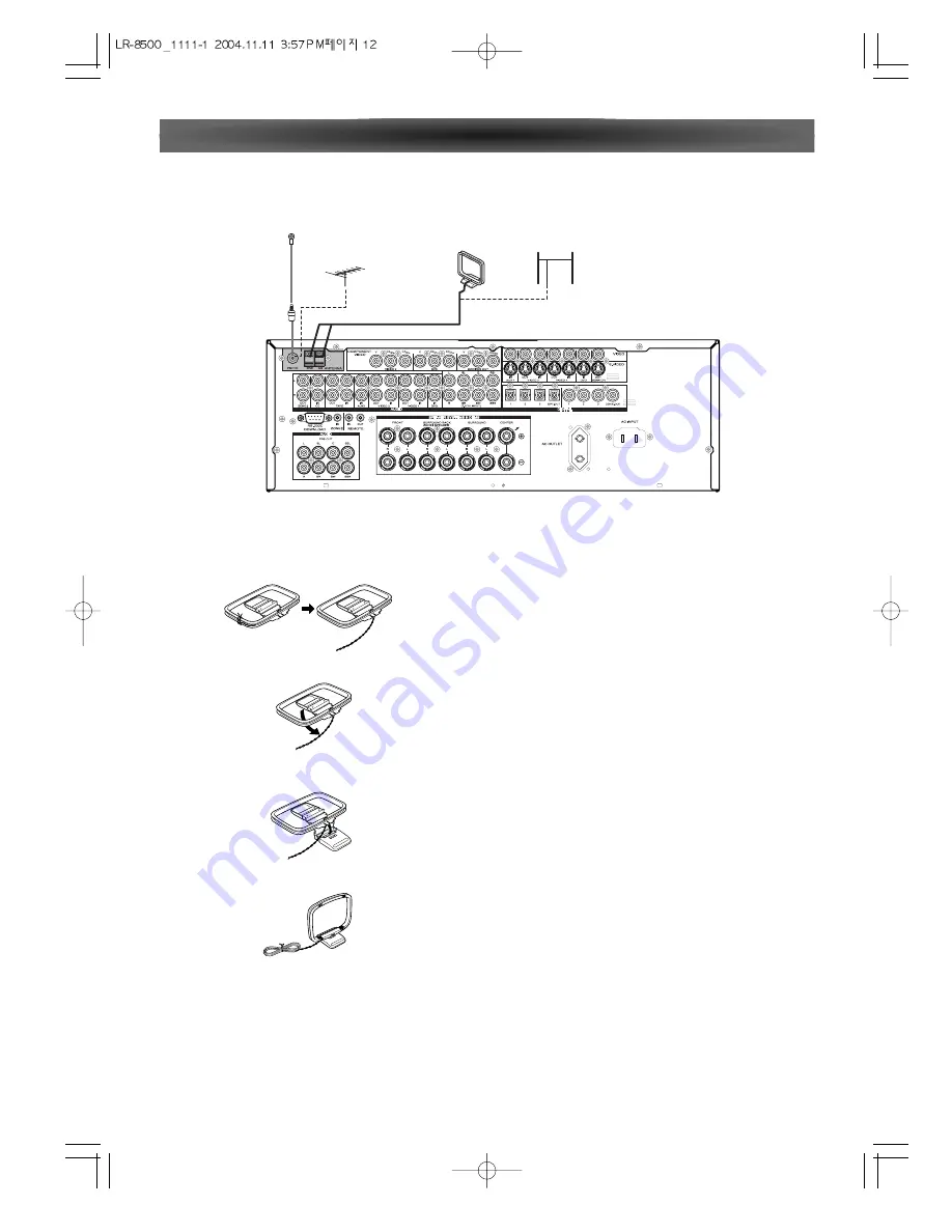 Luxman 7.1 Channel Reciever LR-8500 Owner'S Manual Download Page 12