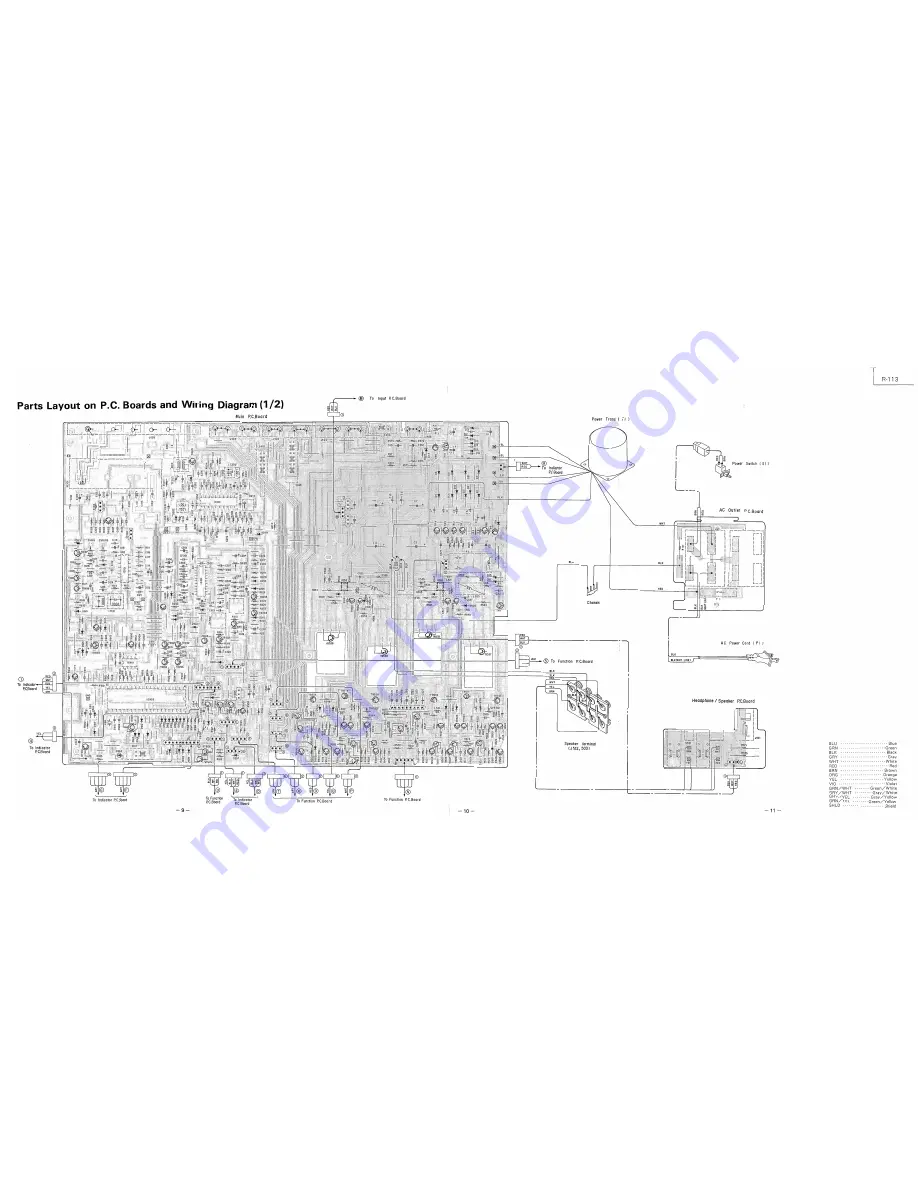 Luxman R-113 Service Manual Download Page 9