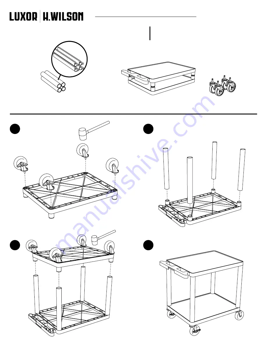 Luxor/H.Wilson Endura LP27CE-B Instructions Download Page 2