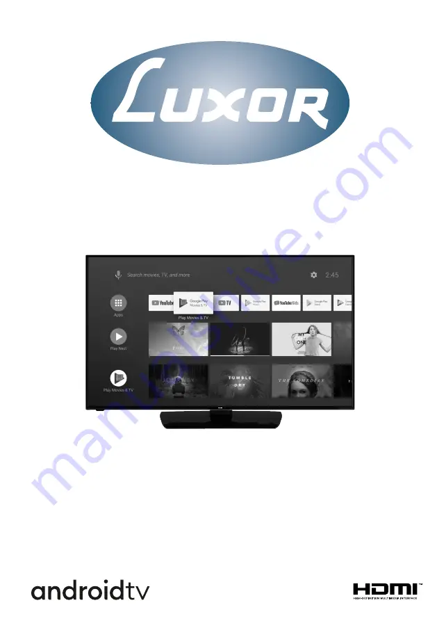 Luxor LAN50HVNB Operating Instructions Manual Download Page 1