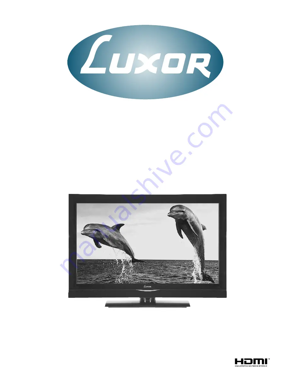 Luxor LCD32LXC Operating Instructions Manual Download Page 1