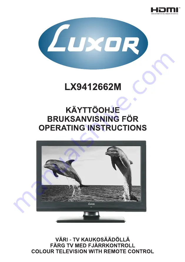 Luxor LX9412662M Operating Instructions Manual Download Page 1