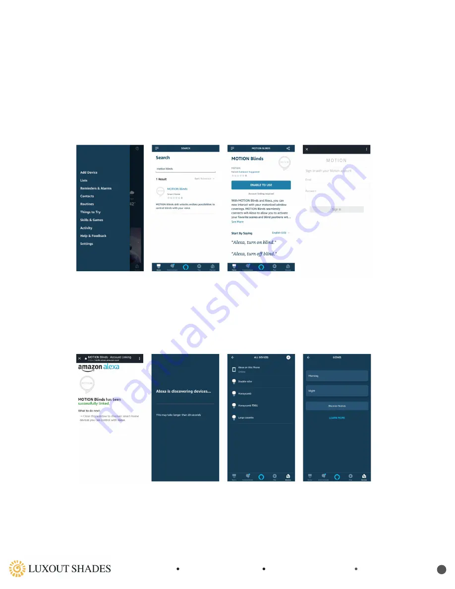 LuXout Shades LUXSHADE MOTION Manual Download Page 20