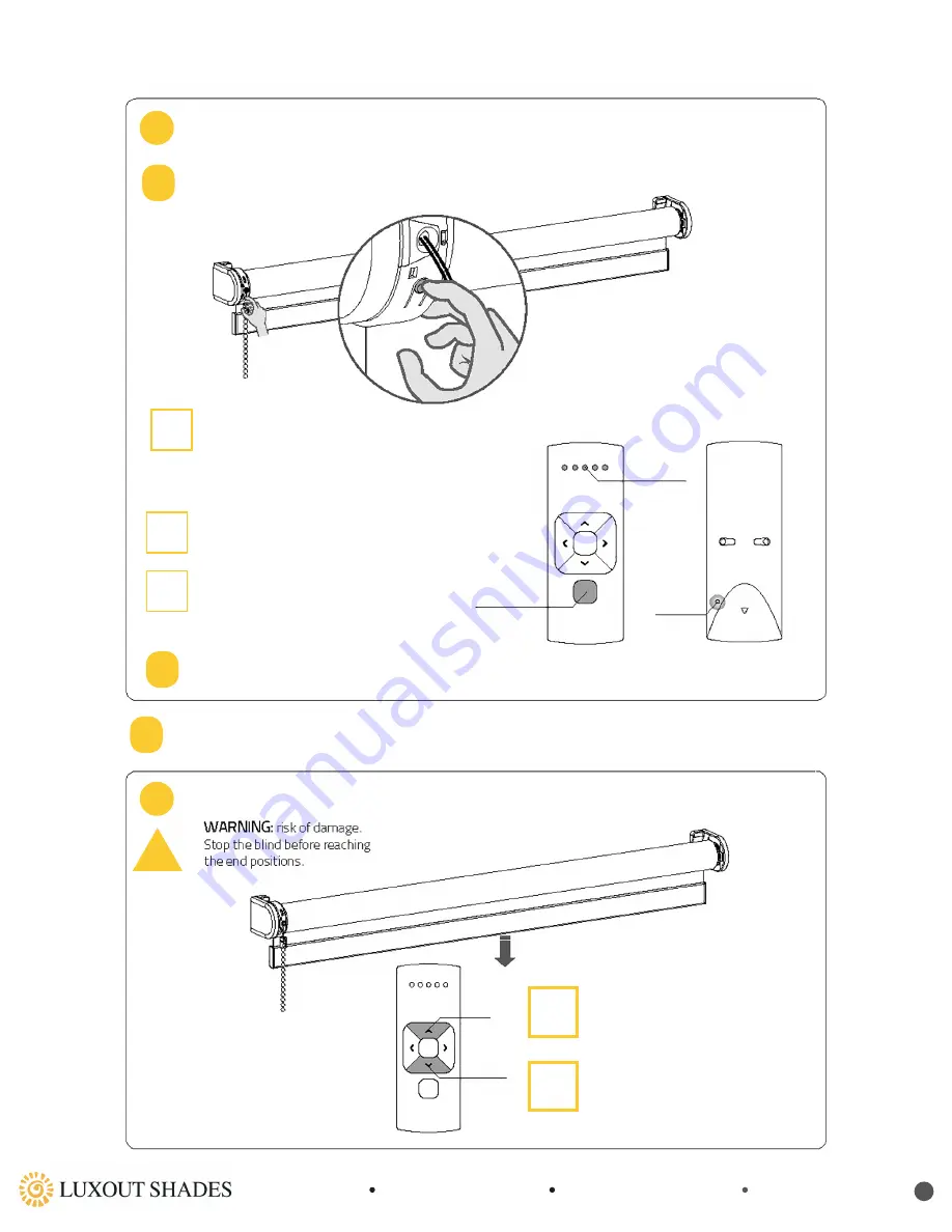 LuXout Shades MOTION MOTORIZATION Скачать руководство пользователя страница 8