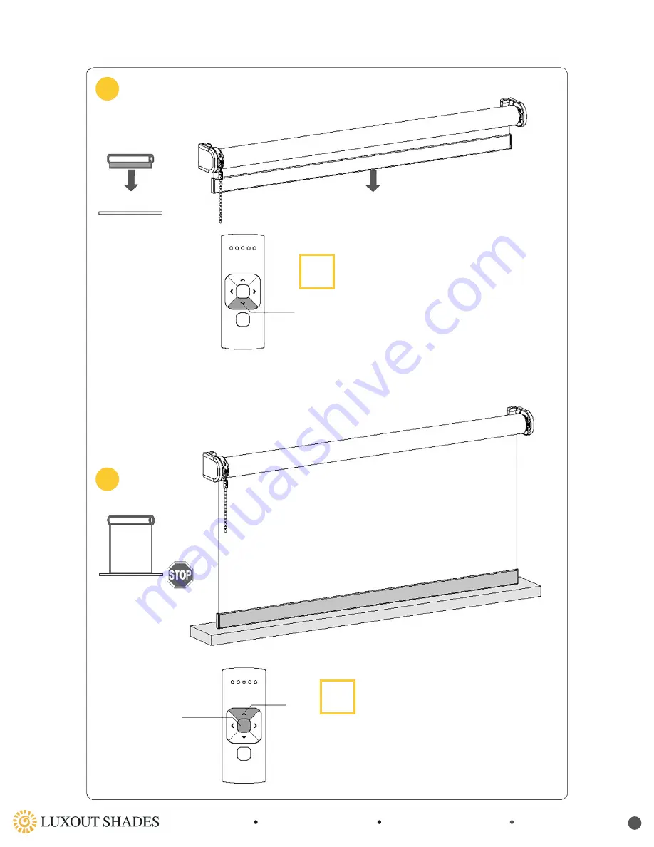 LuXout Shades MOTION MOTORIZATION Manual Download Page 9