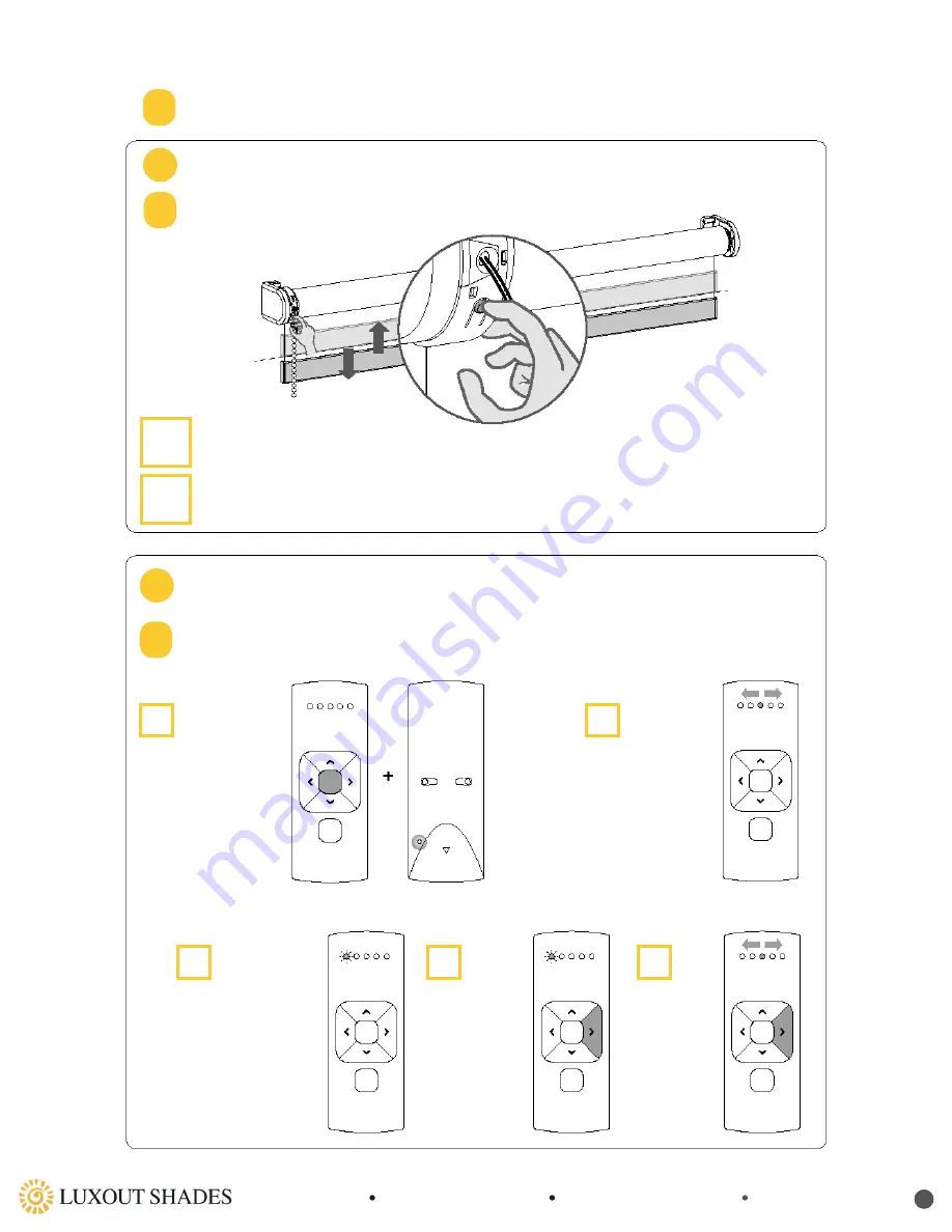 LuXout Shades MOTION MOTORIZATION Manual Download Page 15