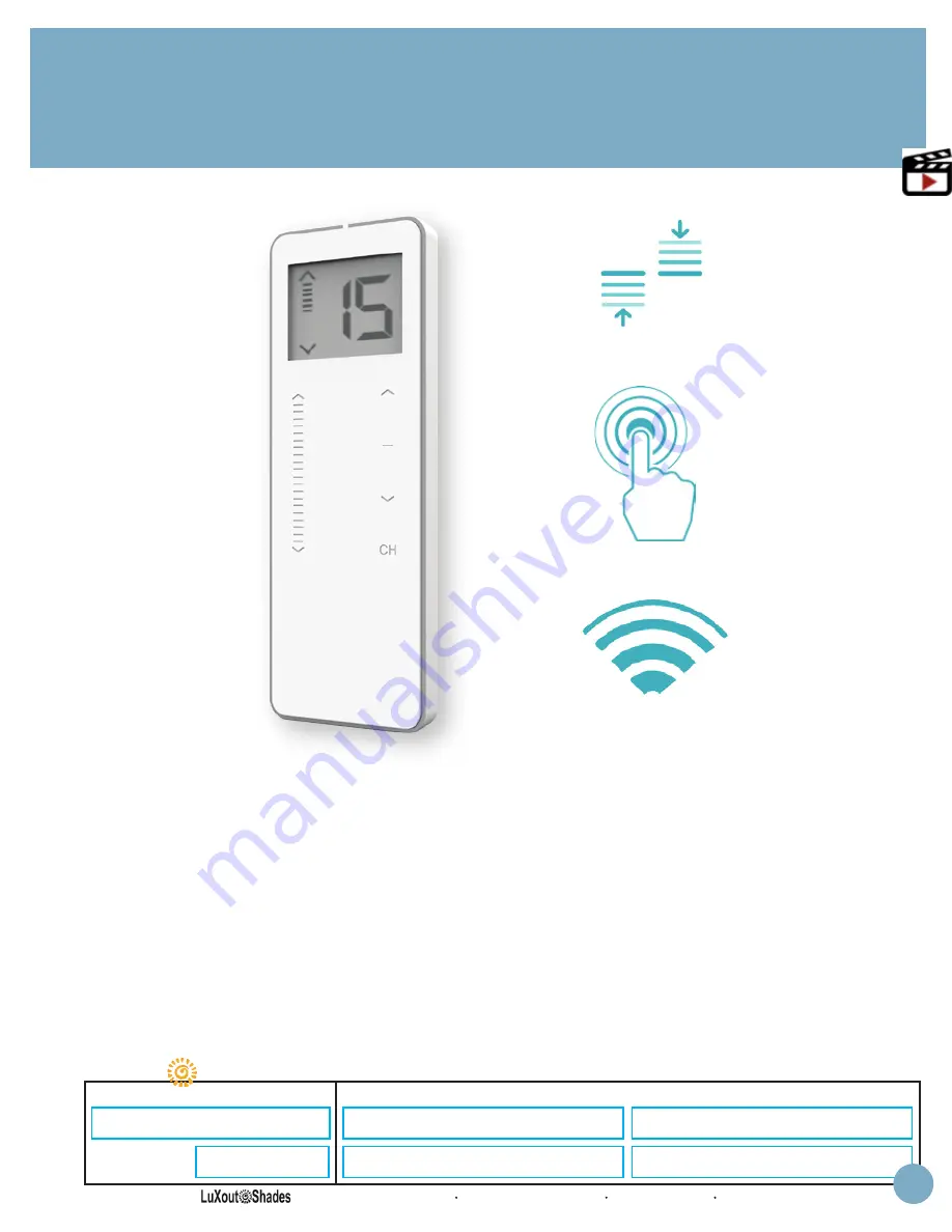 LuXout Shades Multi-Channel Controller Instruction Manual Download Page 1