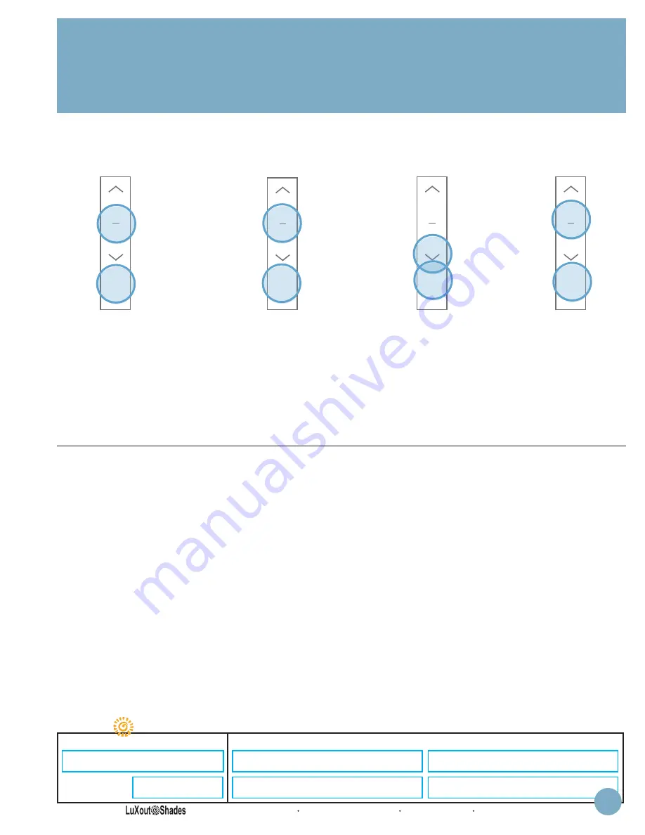 LuXout Shades Multi-Channel Controller Скачать руководство пользователя страница 11
