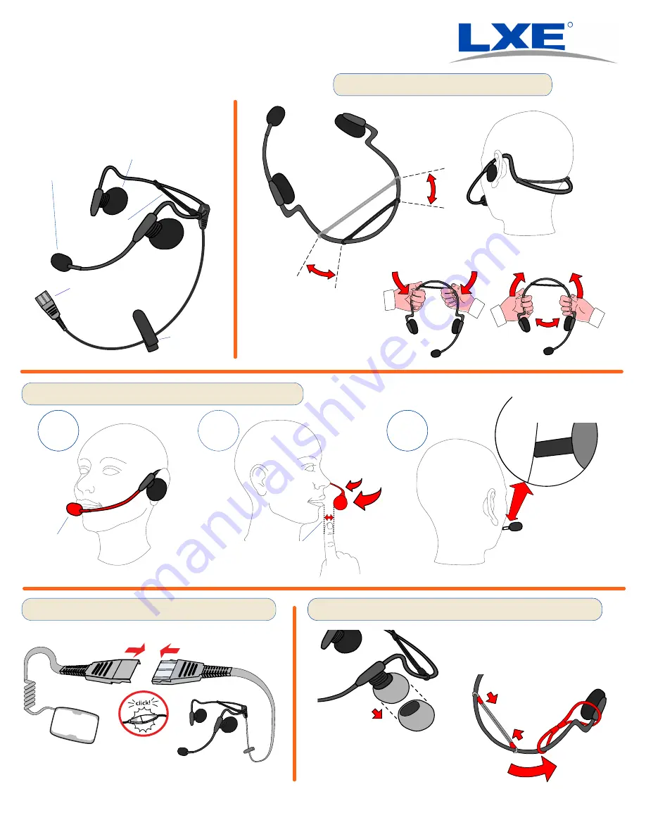 LXE HX3601HEADSET User Manual Download Page 1