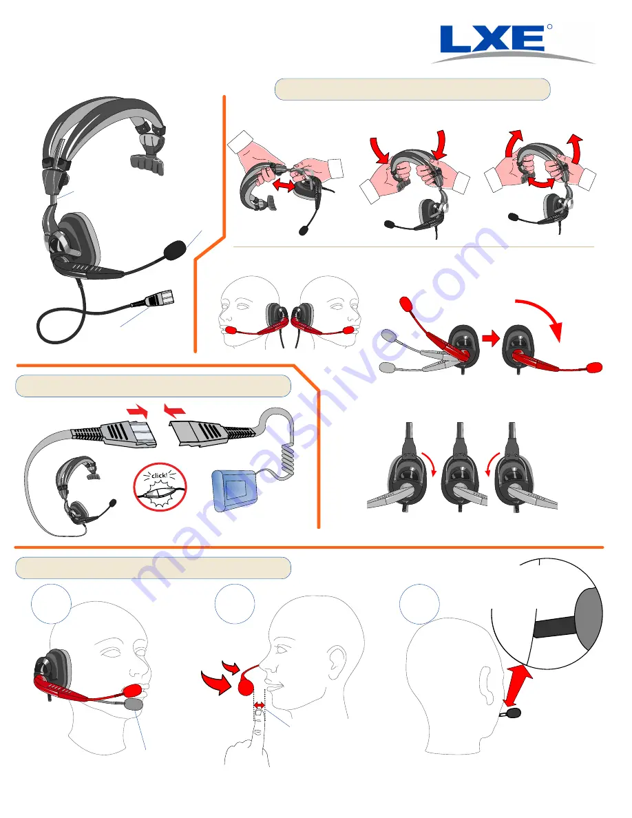 LXE HX3602HEADSET User Manual Download Page 1