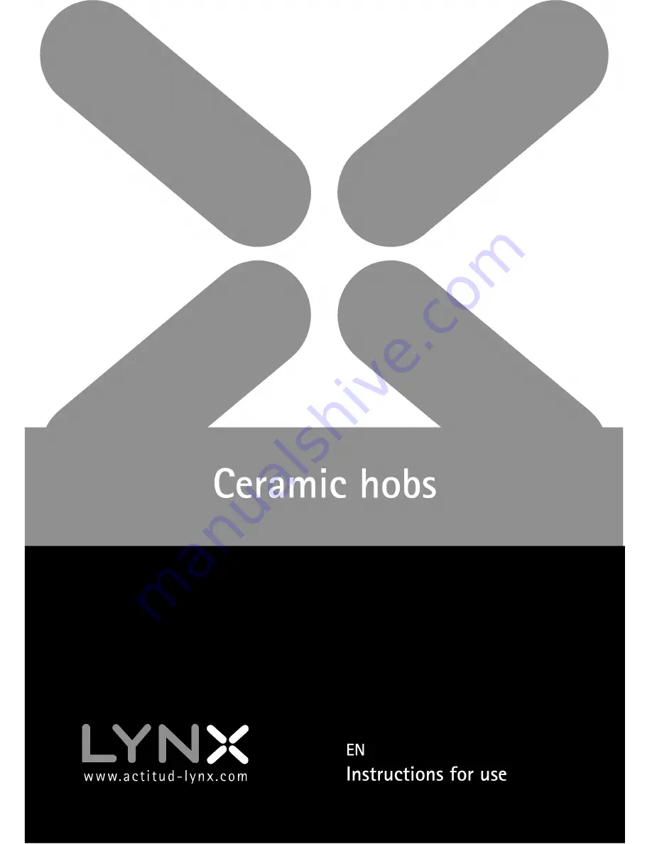 Lynx Ceramic hob Instructions For Use Manual Download Page 1