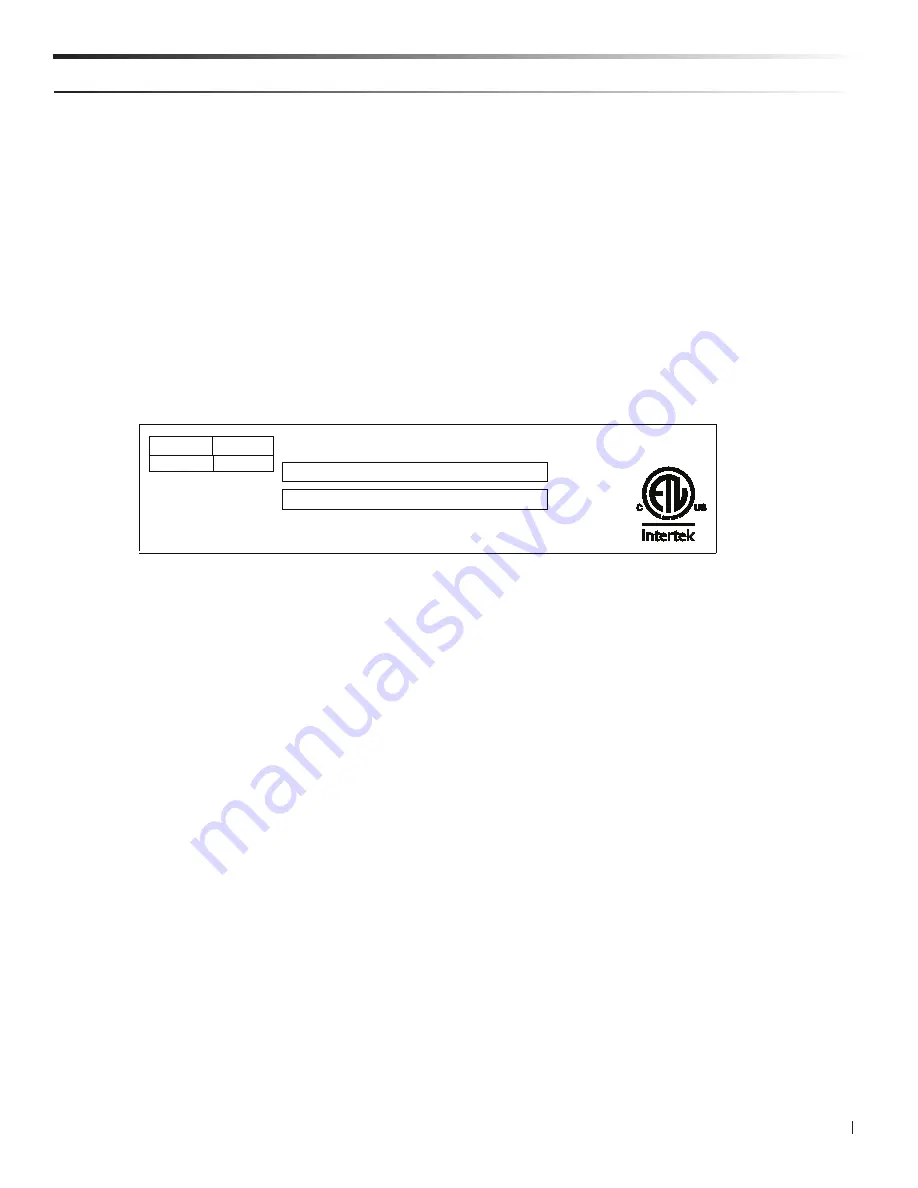 Lynx L30WD-1 Care & Use/Installation Manual Download Page 11