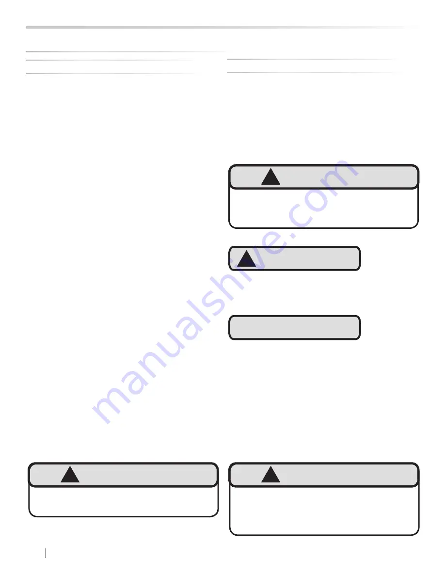 Lynx LM24BF Care & Use/Installation Manual Download Page 50