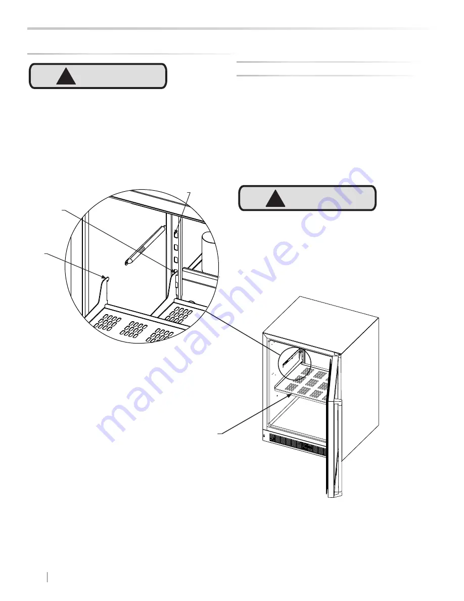 Lynx LN15REF Care & Use/Installation Manual Download Page 12