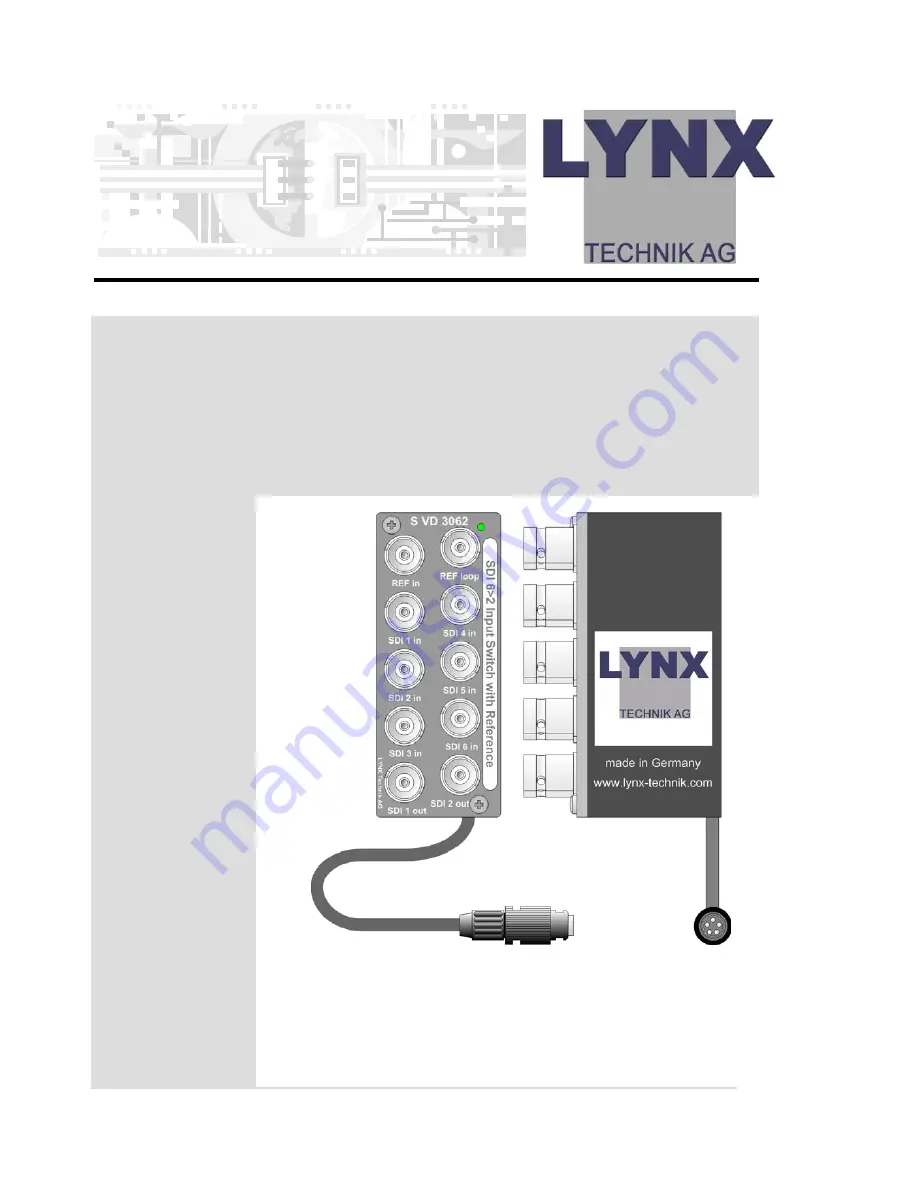 Lynx MiniModule S VD 3062 Скачать руководство пользователя страница 1