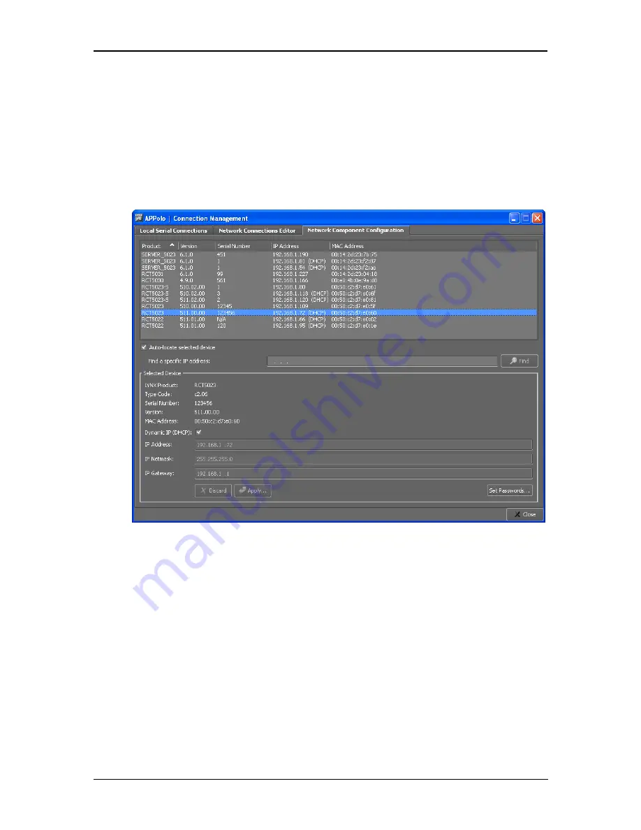 Lynx RCT 5023-G Reference Manual Download Page 19