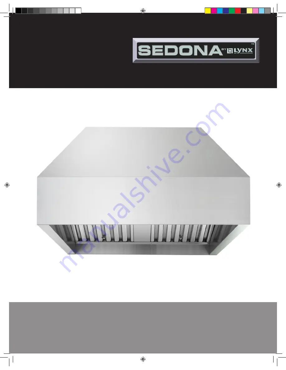 Lynx SEDONA SVH36 Care & Use/Installation Manual Download Page 1