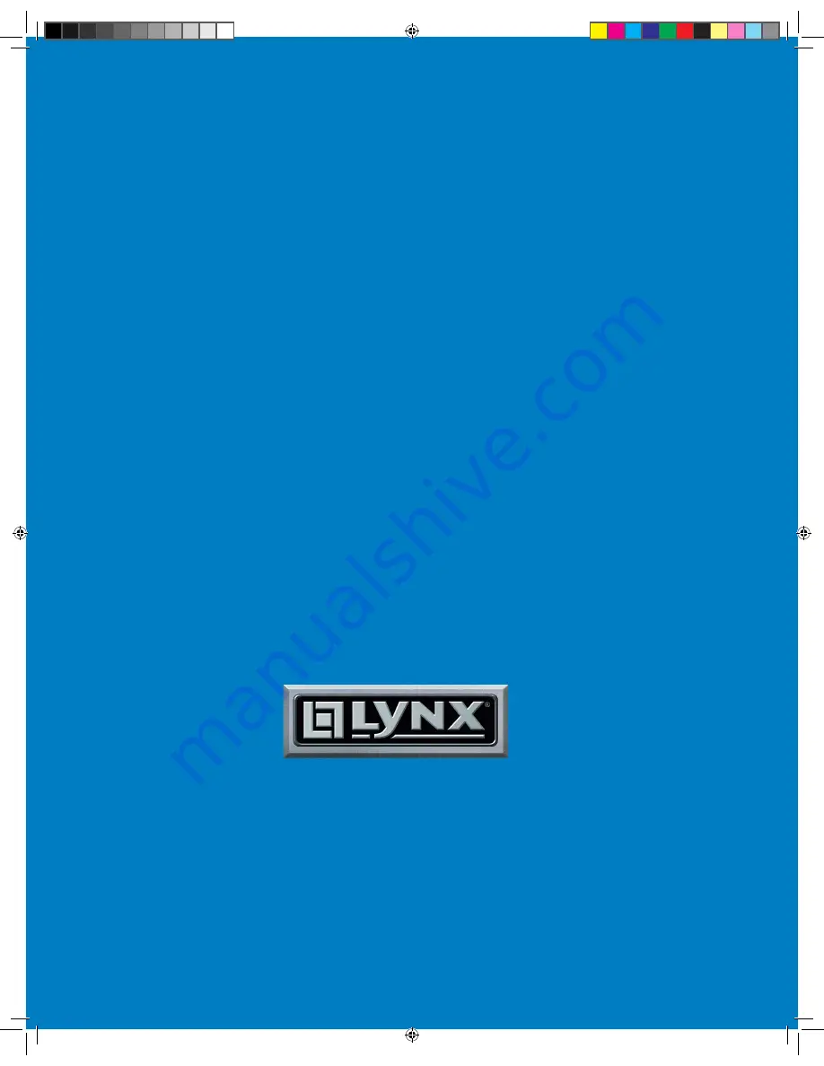 Lynx SEDONA SVH36 Care & Use/Installation Manual Download Page 19