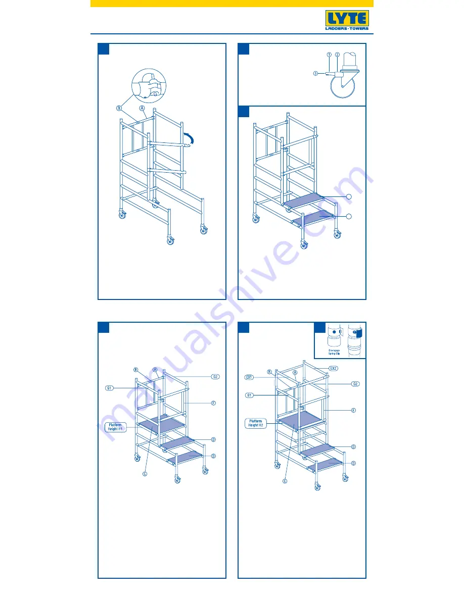 Lyte Industries Podium Steps Assembly Instructions Download Page 2