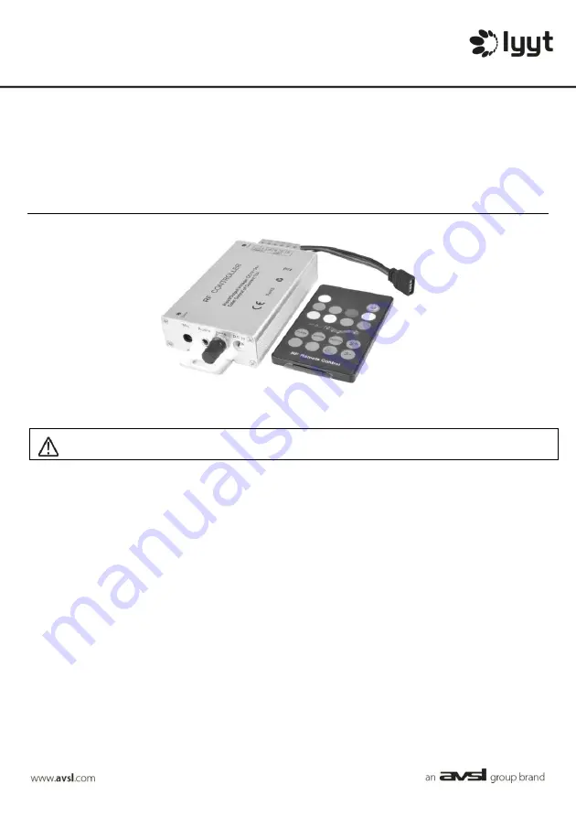 Lyyt SA3-RGB User Manual Download Page 1